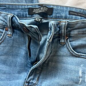 Judy Blue High Distressed High Waisted Control Top Skinny Jeans Size 9/29